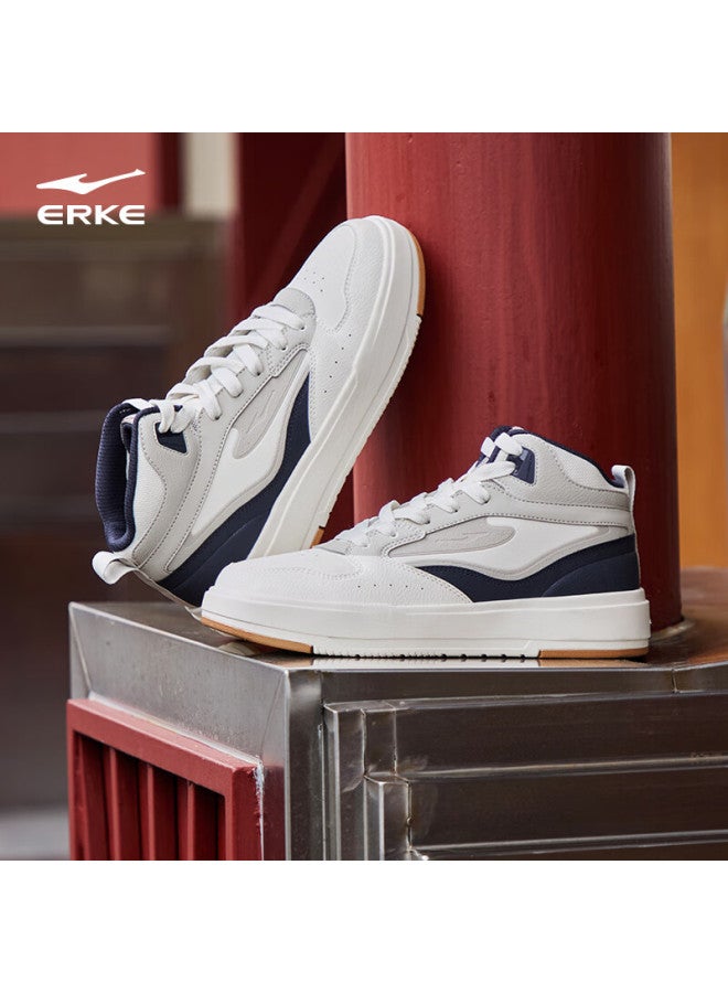 Erke High-top Men's Casual Sports Skate Shoes Trendy Versatile Fashion Skateboard Shoes Men | Wushuang Lite 1.0 - Image 1