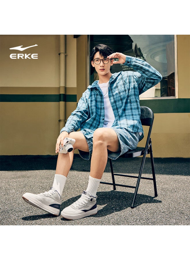 Erke High-top Men's Casual Sports Skate Shoes Trendy Versatile Fashion Skateboard Shoes Men | Wushuang Lite 1.0 - Image 5