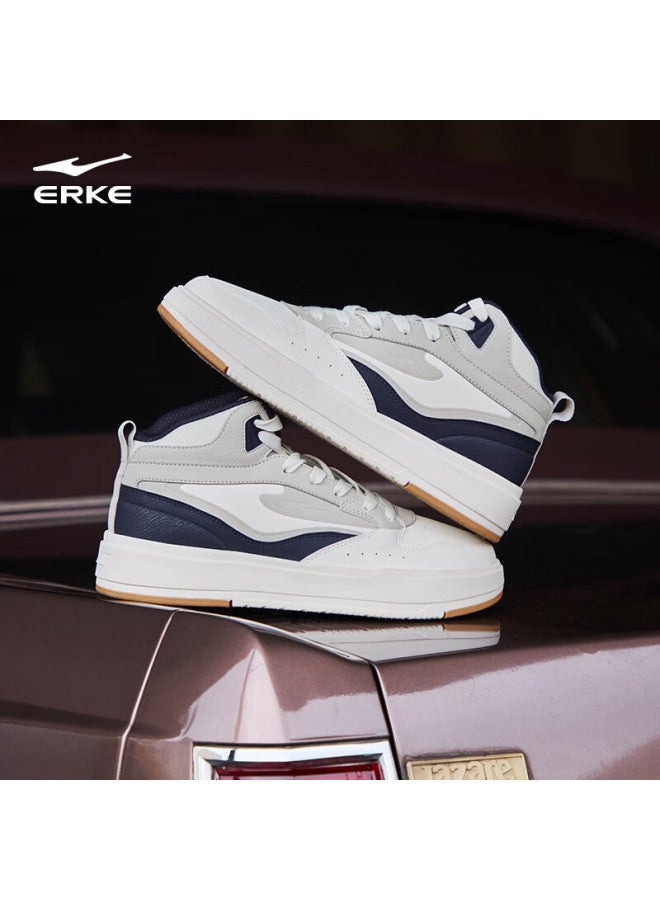 Erke High-top Men's Casual Sports Skate Shoes Trendy Versatile Fashion Skateboard Shoes Men | Wushuang Lite 1.0 - Image 2