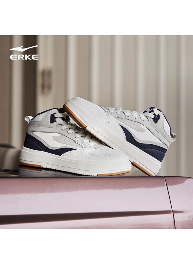 Erke High-top Men's Casual Sports Skate Shoes Trendy Versatile Fashion Skateboard Shoes Men | Wushuang Lite 1.0 - Image 3