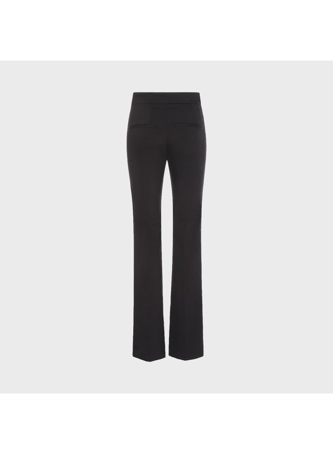 Zara Women's Solid Color Business Commuting Versatile Zip Straight-leg Pants - Image 3