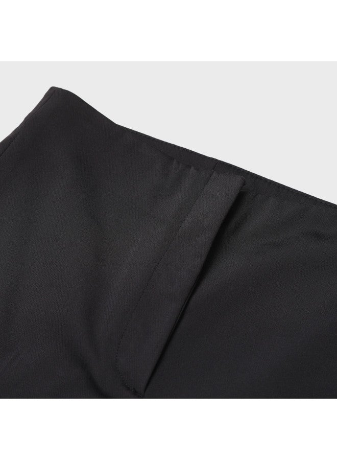 Zara Women's Solid Color Business Commuting Versatile Zip Straight-leg Pants - Image 4