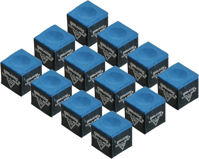 JBB Billiards, Snooker and Pool Chalk Box | Billiards Accessories | Cue Chalk - 12 Pcs (Blue) - Image 1