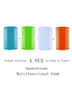ZYOUNG zYoung 4 Pcs Hair Comb Double Sided Fine Tooth Combs  - Image 2