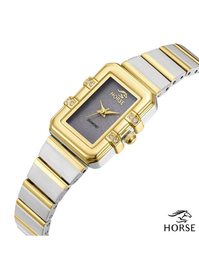Horse Women's wristwatch, water-resistant, high quality, modern and stylish design, made of rust-resistant stainless steel. - Image 2