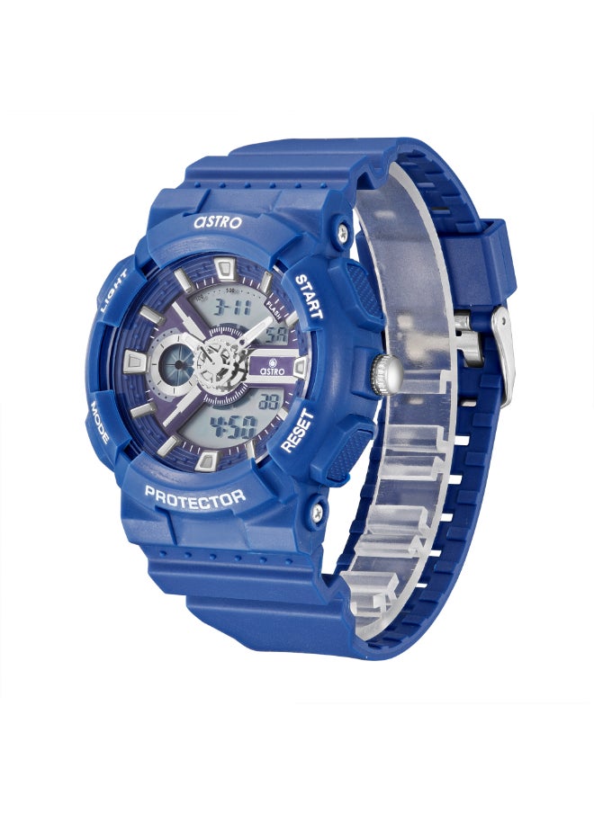 ASTRO - Kids Analog-Digital Dark Blue Dial Watch - A24807-PPNN - Image 1