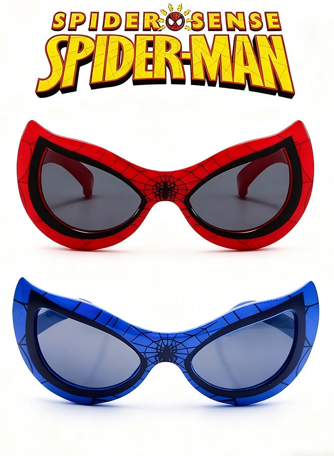 SPIDERMAN Children's Sunglasses Anti-UV Spider Boy Sunglasses Superhero Cartoon Glasses Men and Girls Sun Glasses - Image 1