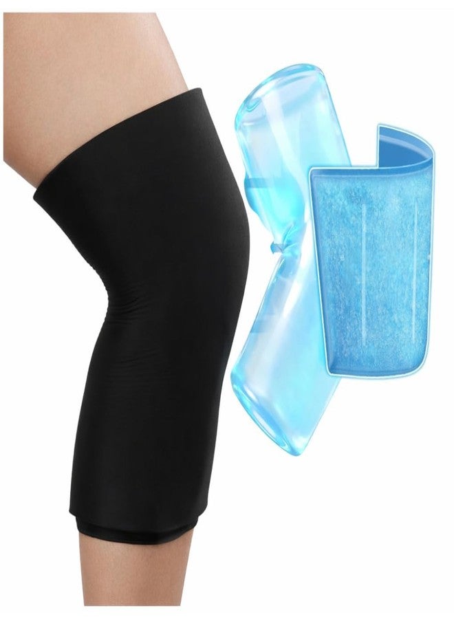RAMNATH IMPEX RAMNATH Hot & Cold Compression Sleeve | Ice Pack Wrap for Knee, Thigh, Elbow, Ankle & Shins | 360° Wearable Gel Ice Pack | Pain Relief, Sports Injury Recovery | Freezer & Microwave Safe. - Image 1