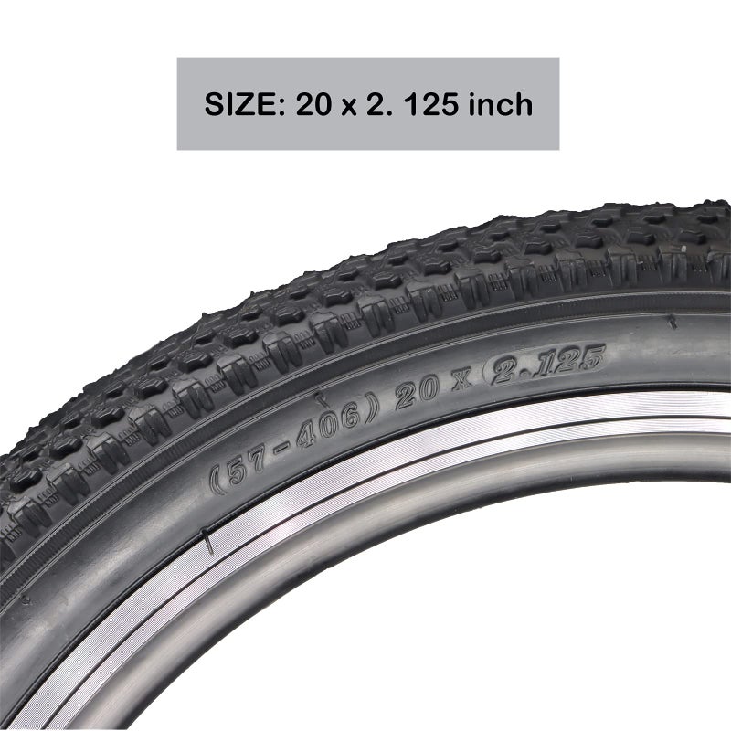 Mohegia Bike Tire  20X 2.125 Inch Folding Bead Replacement Tire For Mtb Mountain Bicycle - Image 5