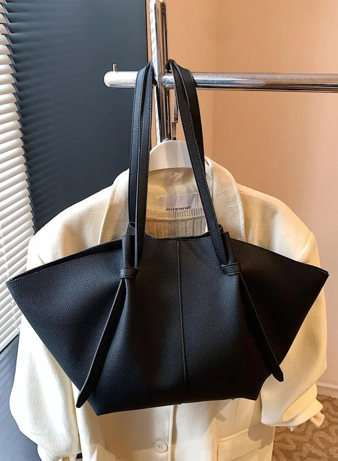 تايك تو شنطة كتف سادة مع محفظة