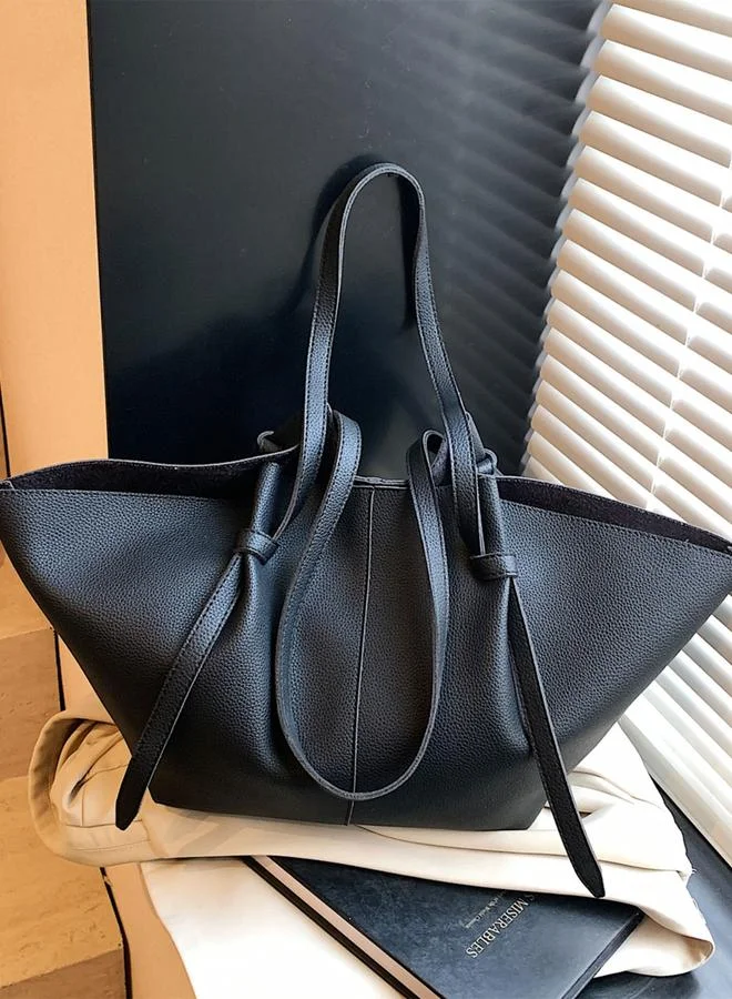 تايك تو شنطة كتف سادة مع محفظة