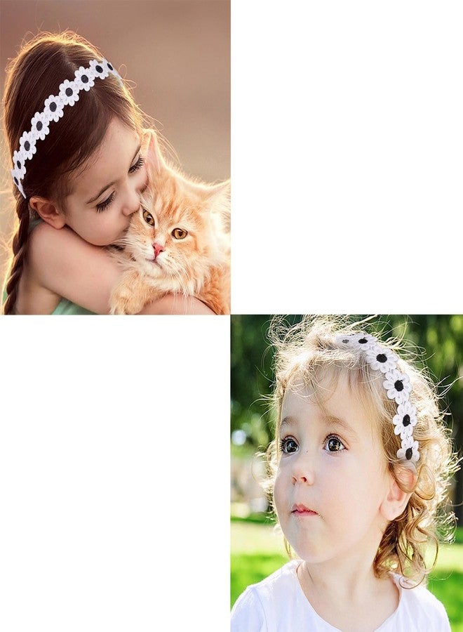 SYGA Baby Soft & Thin Headband Elastic & Stretchable Hairband for Newborns, Infants, Toddlers, and Kids 0-3 Years (Black) - Image 4