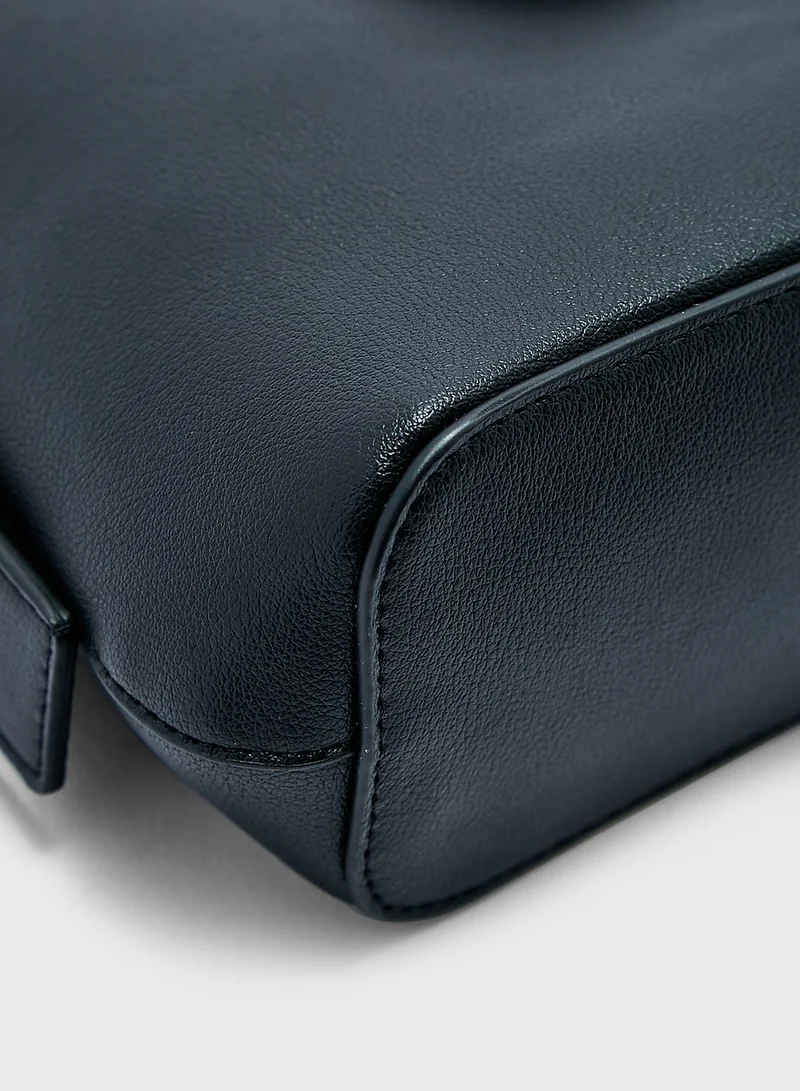 CALVIN KLEIN Reversible Lock Shoulder Bag