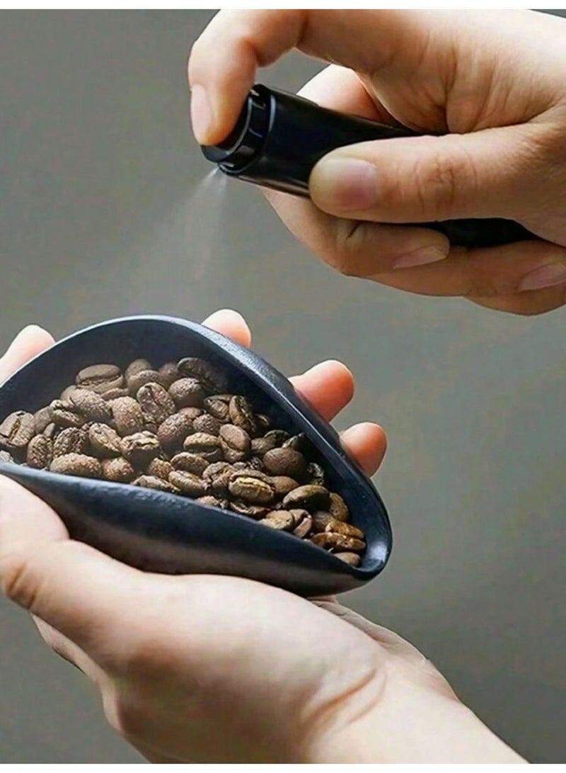 بريتيل بخاخة حبوب قهوة V60، بخاخة قهوة مضادة للذباب، زجاجة مسحوق محمولة، سعة 10 مل، لون أسود، لقهوة الإسبريسو V60 - Image 2