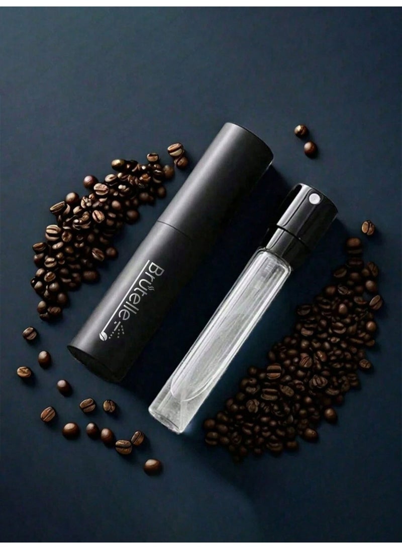 بريتيل بخاخة حبوب قهوة V60، بخاخة قهوة مضادة للذباب، زجاجة مسحوق محمولة، سعة 10 مل، لون أسود، لقهوة الإسبريسو V60 - Image 4