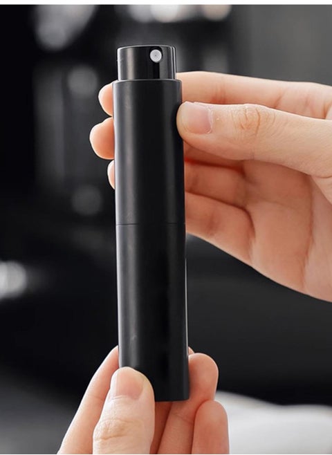 Atomizer Coffee Bean Sprayer Empty Refillable Portable Sprayer, Small Coffee Atomizer Travel Size Mini Cologne Spray Bottle Dispenser Black 10ML