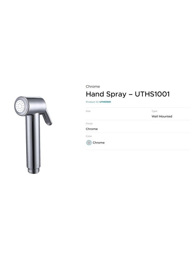 UTOPIA Shattaf With Hose And Holder, Chrome - Image 1