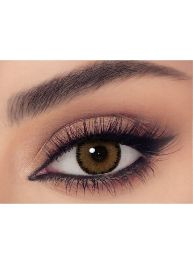 Celena Natural Colored Contact Lens -  Glam Honey - Image 1