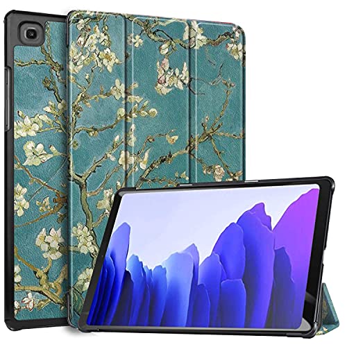 ProElite Smart Trifold Flip case Cover for Samsung Galaxy Tab A7 10.4" SM-T500/T505/T507, Flowers - Image 1