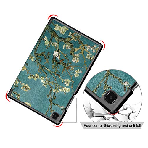 ProElite Smart Trifold Flip case Cover for Samsung Galaxy Tab A7 10.4" SM-T500/T505/T507, Flowers - Image 5