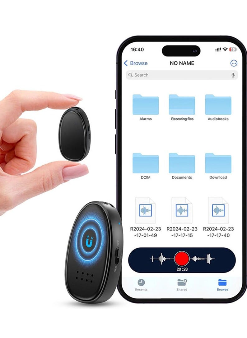 DYSWEI 64GB Digital Magnetic Voice Recorder with Speaker Instant Playback - 900 Hours Voice Activated, Portable Tape Recorder Doubles USB Flash Drive & MP3 Player, 18-Hour Battery for Lectures, Meetings, Interviews - Image 1
