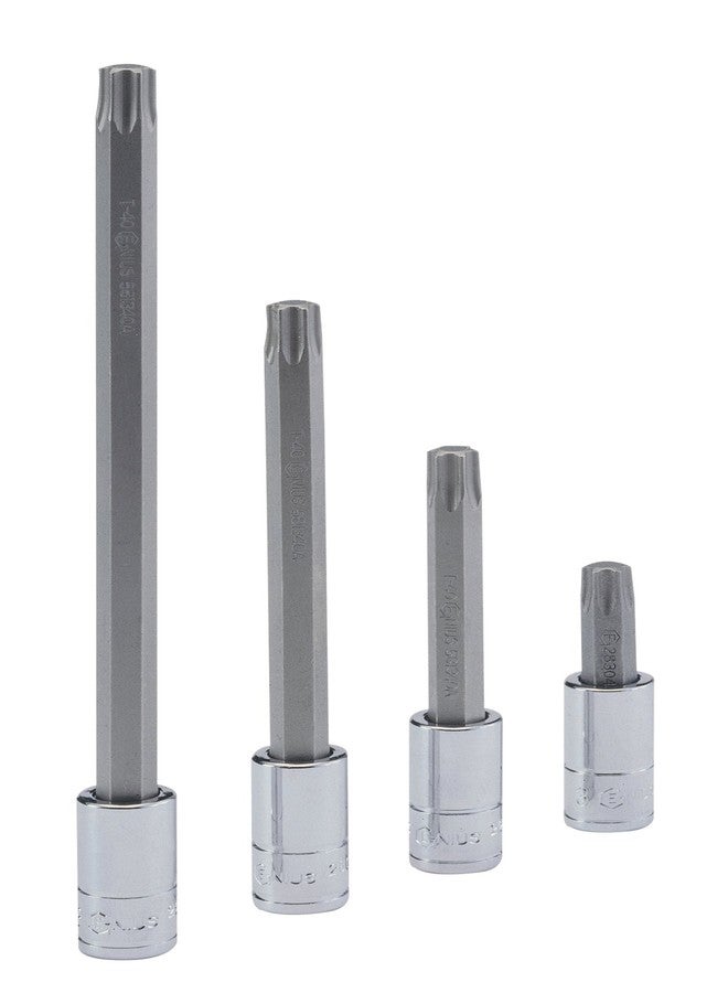 Genius Tools 208+6140 1/4" Dr. T-40 Star Bit Socket - Image 2