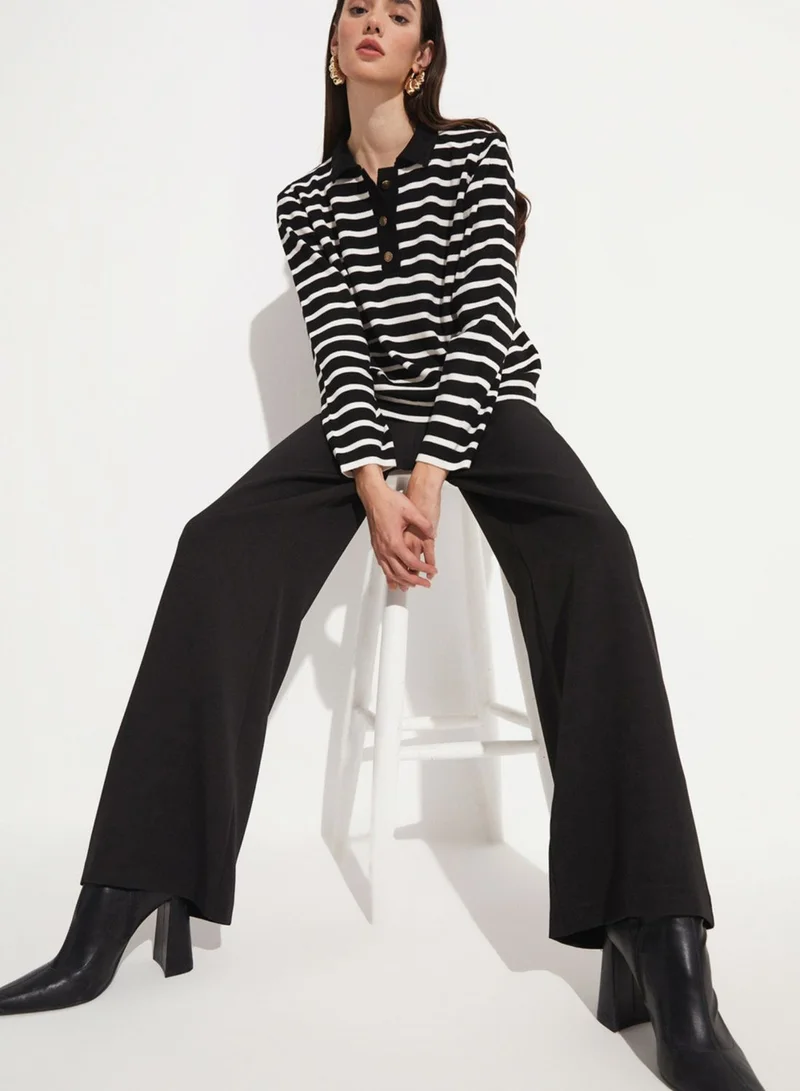 JUNE High Waist Palazzo Pants