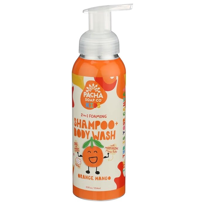 Pacha Soap Co Pacha Soap Kids Orange Mango 2 In 1 Shampoo & Body Wash, 12 Fz - Image 2