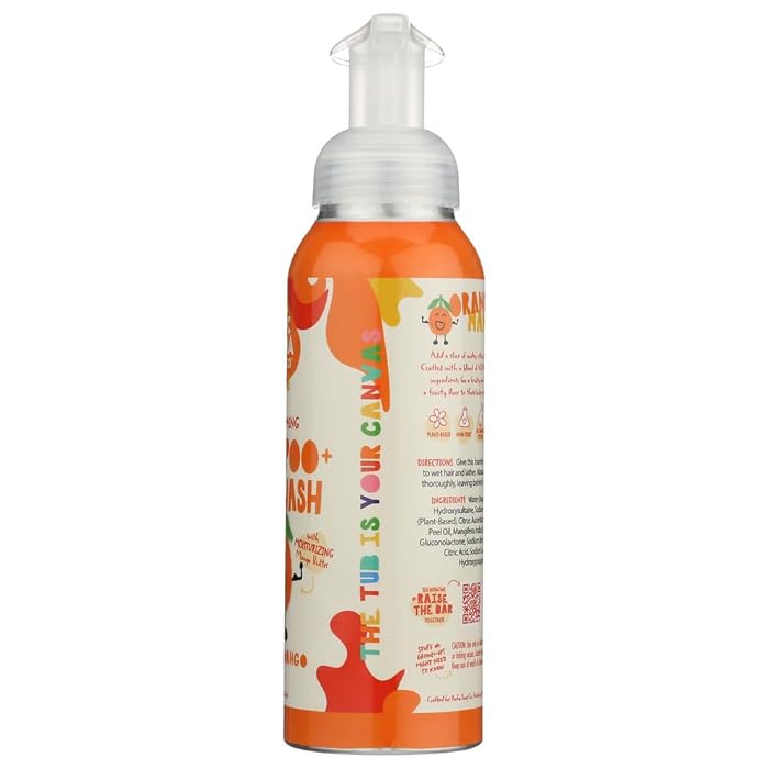 Pacha Soap Co Pacha Soap Kids Orange Mango 2 In 1 Shampoo & Body Wash, 12 Fz - Image 4
