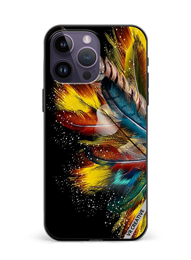 VR CREATIVE Protective Case Cover For Apple iPhone 16 Pro Max Flower Design Multicolour