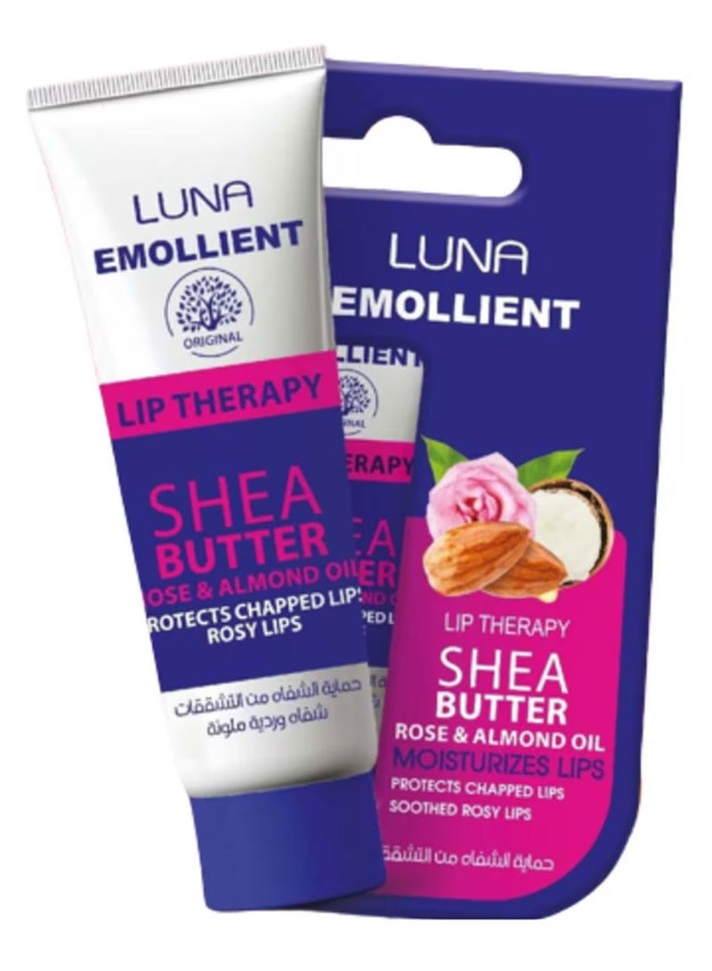 لونا مرطب شفاه بزبدة الشيا وزيت اللوز والورد 10 غرام