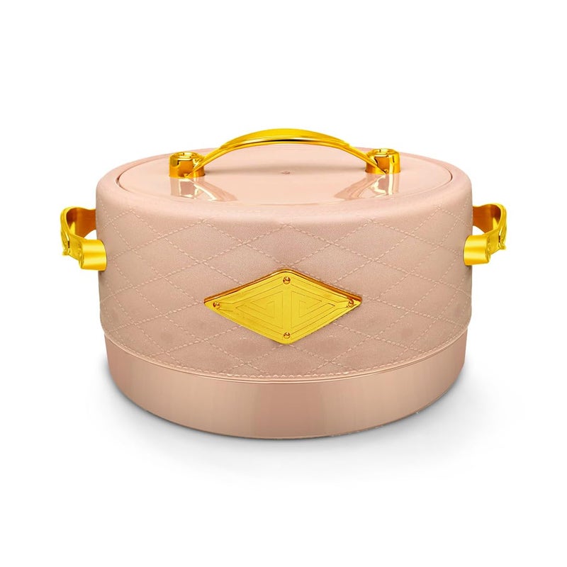 WARMEO Trinity Insulated Inner Stainless Steel Casserole, 1800ml, Rose Pink| BPA Free | Food Grade | Easy to Carry | Easy to Store | Chapati | Roti | Curd Maker - Image 5