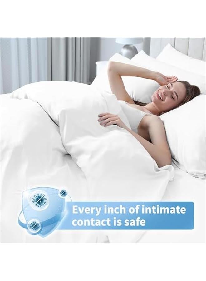 HOOKOR Durku Travel-Safe Disposable Cover Sheets for Travel, Disposable Bed Sheet, Disposable Duvet/Comforter Cover, Disposable Pillowcases, Perfect for Hotels & Trips (King Size) - Image 4