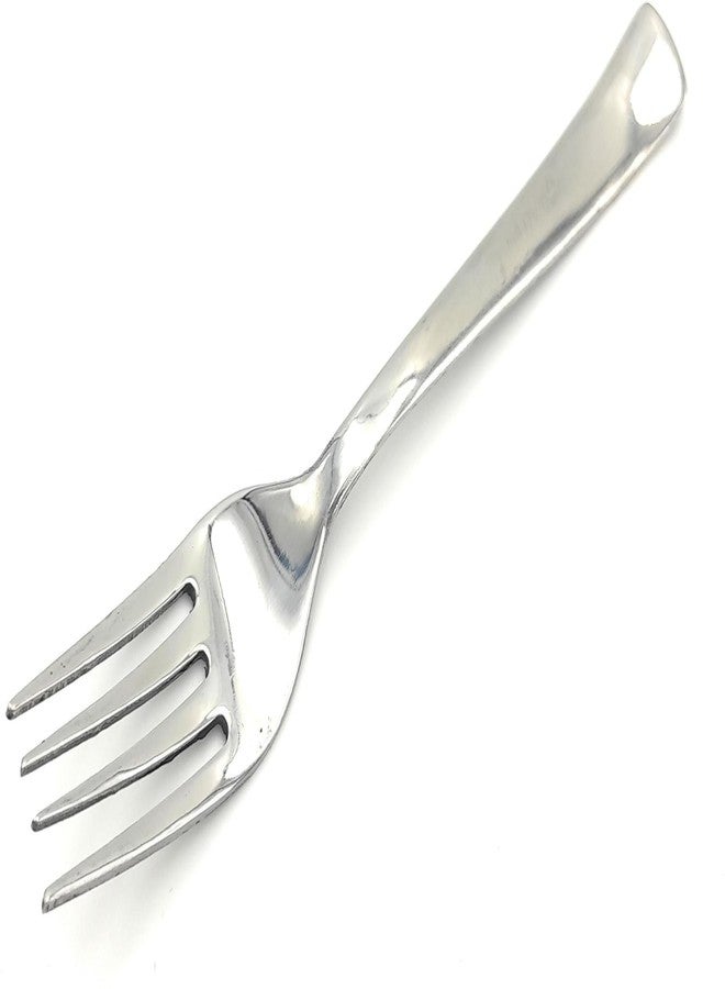 SHLINCO Cutlery Stainless Steel Dinner Forks with Pearled Edge, Set of 12 Steel Serving Fork Set (Pack of 12) - Image 4