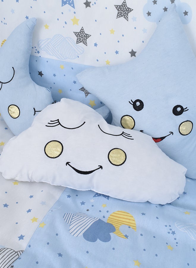 لحظة مرح مفرش سرير أطفال مع حواجز مكون من 7 قطع - Image 4