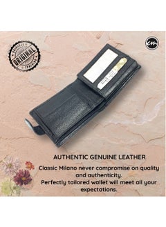 Classic Milano Wallet for Men - Genuine Leather Card Holder Wallet, RFID Blocking Bifold Mens Wallet with Coin Pouch, Slim Wallet for Men, Durable Man Wallet - Ideal Gift - pzsku/Z19AE99CE179493EC3458Z/45/_/1688465593/0e302cbe-b601-4028-aa4c-d269d911c8b4