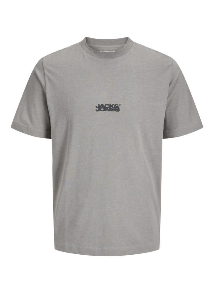 JACK & JONES Jcosago Logo Slub Crew Neck T-Shirt  - Image 5