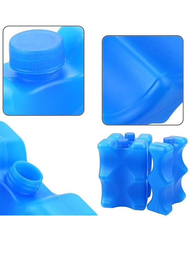 2PCS الجليد طازجة المجلس تبريد الجليد كريستال مربع ، معزولة المحيط المجمد حزمة ، طويلة الأمد إعادة الاستخدام حزمة باردة ، التخييم شاطئ نزهة (أزرق) - Image 2