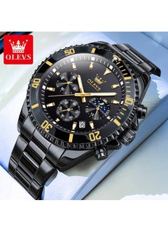 Generic Mens Luxury Gold Automatic Mechanical WatchSteel belt black [Swiss certification ten-year warranty]] Steel belt black [Swiss certification ten-year warranty]] 