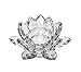 Amlong Crystal Amlong Crystal Clear Crystal Lotus Tealight Candle Holder 4.5 inch in Gift Box  - Image 2