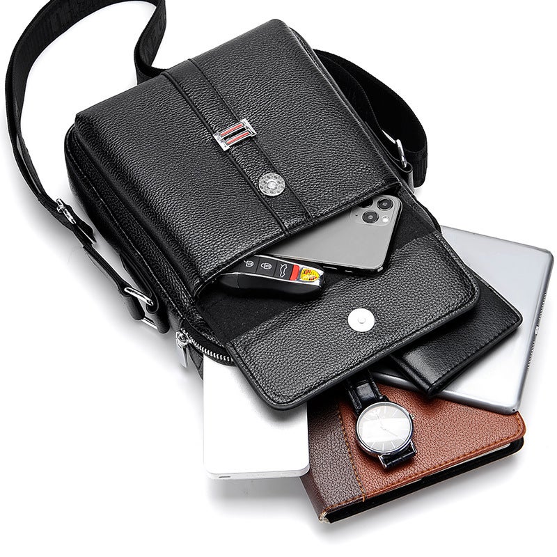 New Men'S Bag Shoulder Bag Men'S Crossbody Bag Casual Men'S Small Backpack Business Portable Trendy Small Bag - Image 5