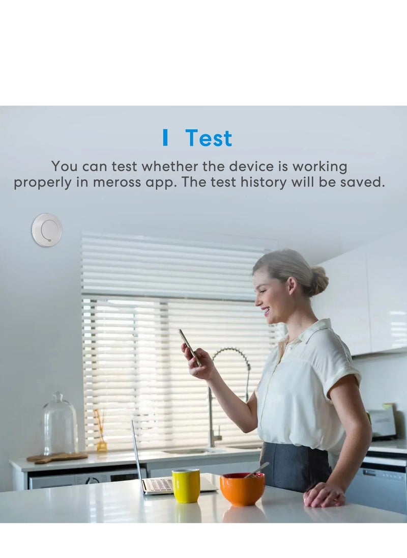meross - Meross Smart Smoke Alarm With Hub - Image 1