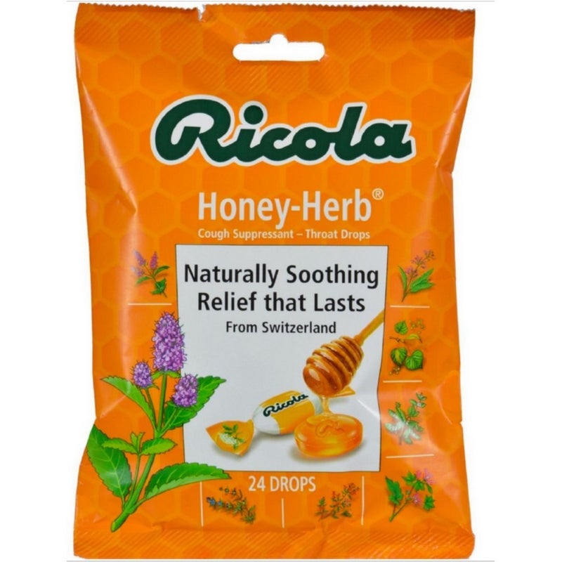 Ricola Cough Drops  Honey Herb  24  Lozenge  Value Bulk Multipack  - Image 1