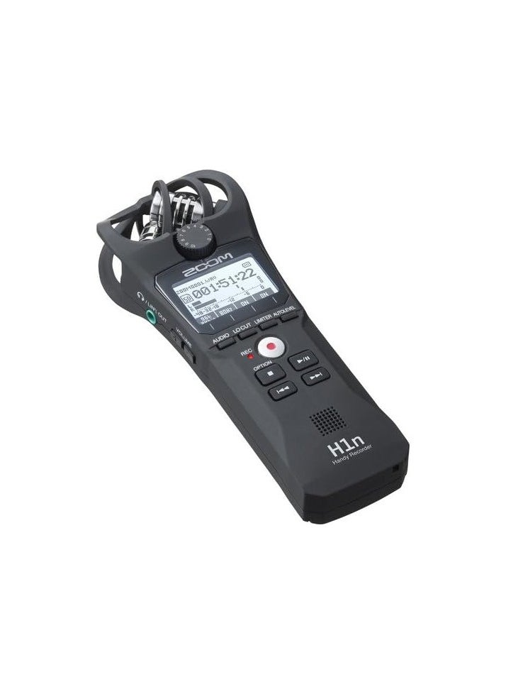 ZOOM H1n Portable Recorder, Onboard Stereo Microphones, Camera Mountable, Records to SD Card, Compact, USB Microphone, Overdubbing, Dictation, For Recording Music, Audio for Video, and Interviews  - Image 4