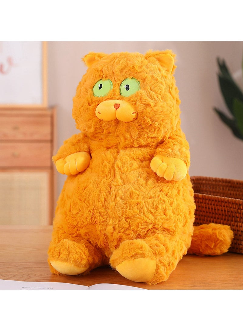 40 CM Yellow Cute Cartoon Cat Plush Toy Soft Stuffed Simulation Animal Doll For Girls And Boys All Ages Gift - Image 3