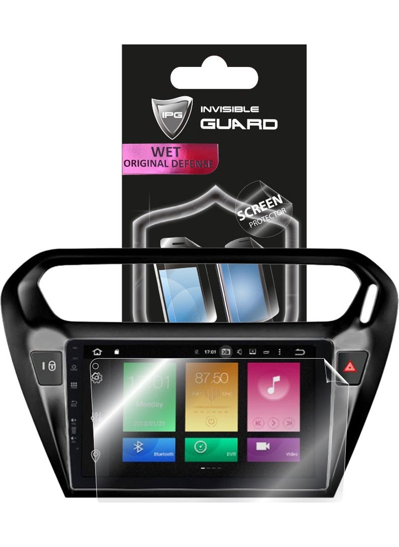 IPG - Citroen C-Elysee & Peugeot 301 Android 9.0 Multi Media Invisible Screen Protector - Image 1