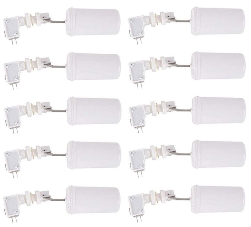 KRplus KRPLUS Dolphin RO Float Valve With Switch AutoCut Off Water Flow RO Spare Water Level Switch Compatible with DolphinRevivaHexa And Glance Type Models White Pack Of 10 - Image 1