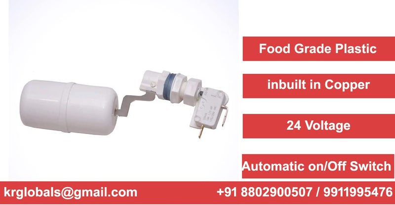 KRplus KRPLUS Dolphin RO Float Valve With Switch AutoCut Off Water Flow RO Spare Water Level Switch Compatible with DolphinRevivaHexa And Glance Type Models White Pack Of 10 - Image 2
