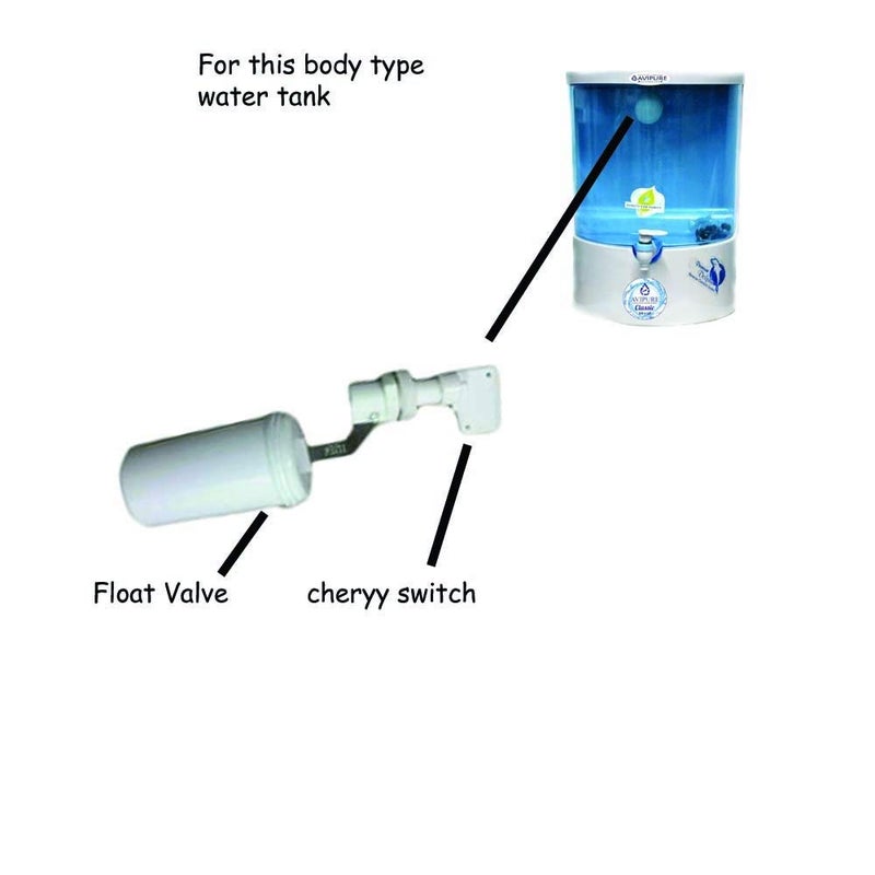 KRplus KRPLUS Dolphin RO Float Valve With Switch AutoCut Off Water Flow RO Spare Water Level Switch Compatible with DolphinRevivaHexa And Glance Type Models White Pack Of 10 - Image 4