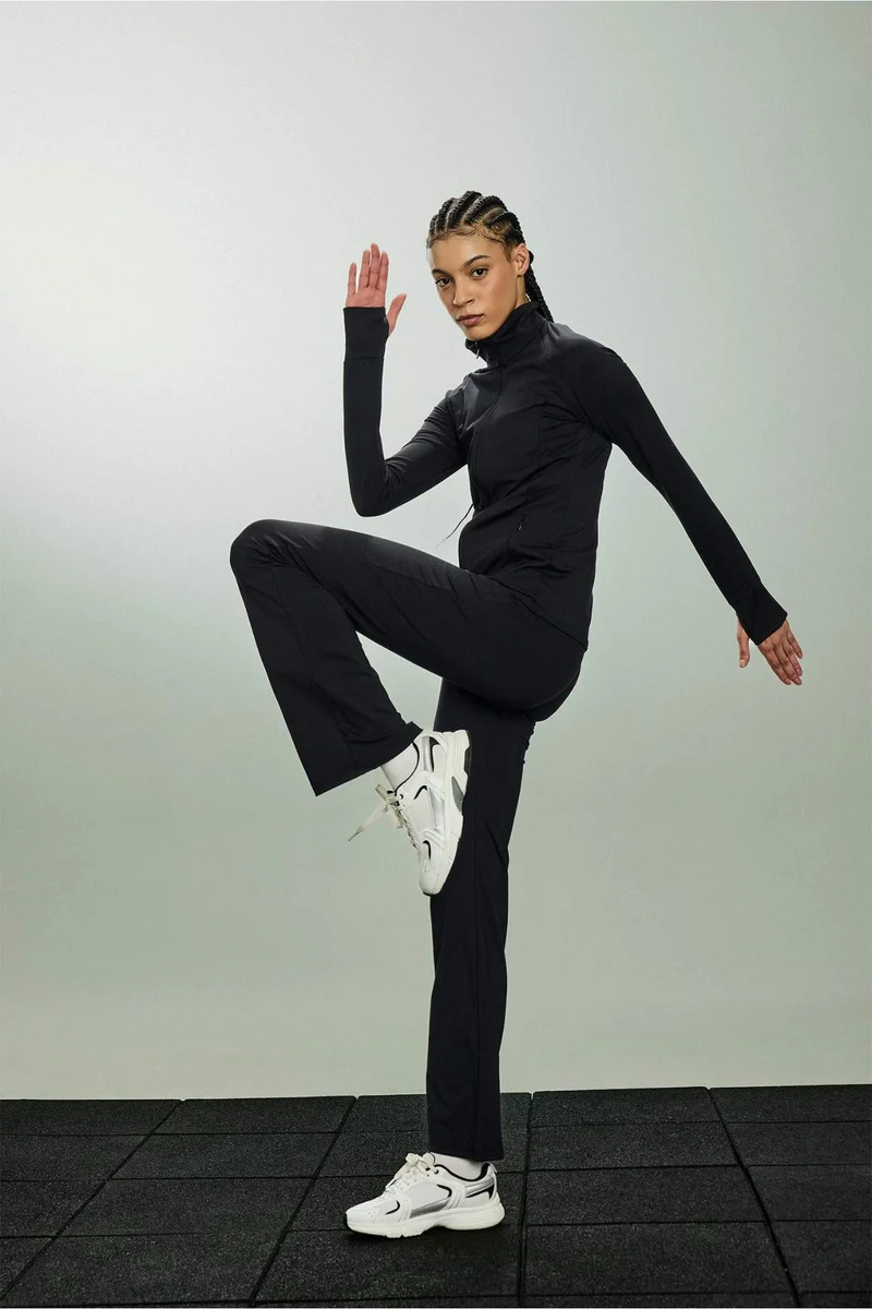 DeFacto Flare Fit Shaping High Waist Soft Touch Sports Sweatpants